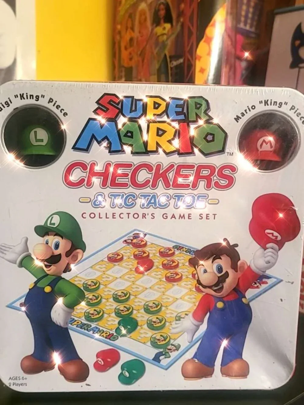 Mario Checkers game